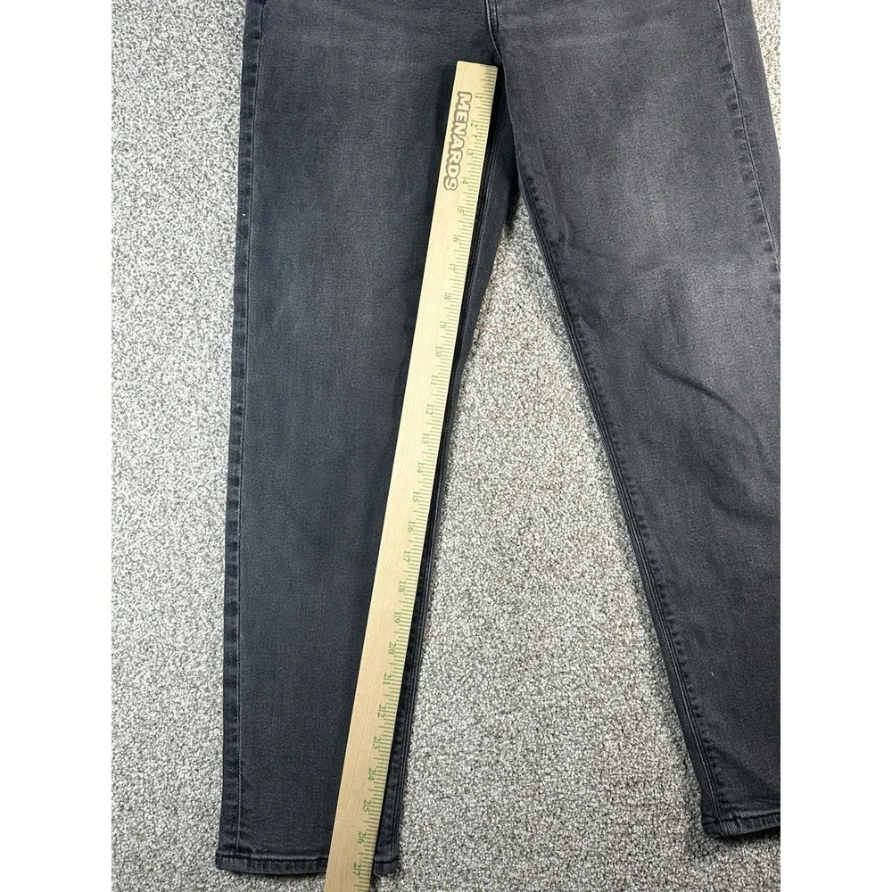 American Eagle Outfitters Jeans‎ Womens 4 Black Cotton Denim Mom Curvy Stretch